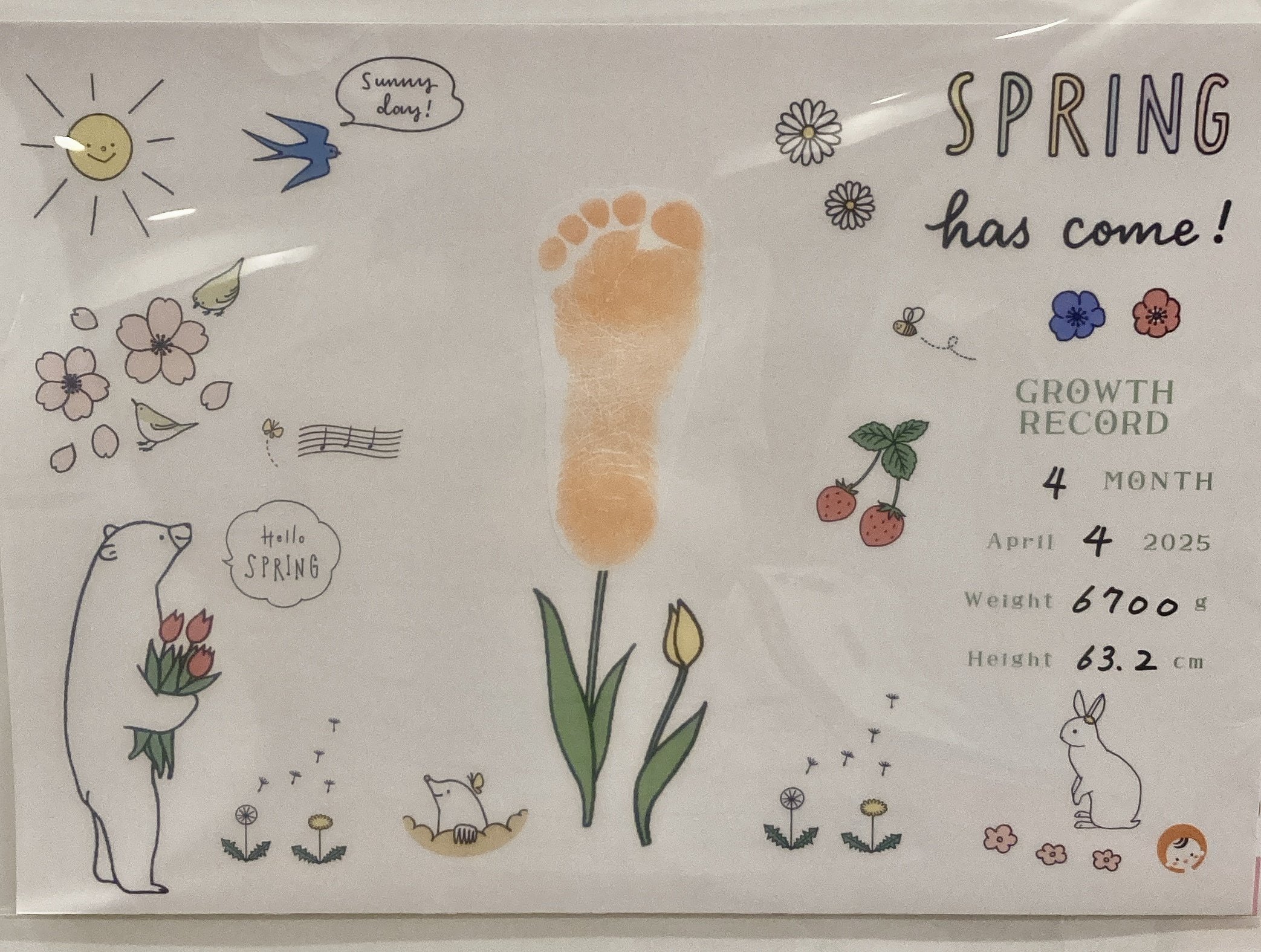 足型アート　4月予約オープンしました🎨